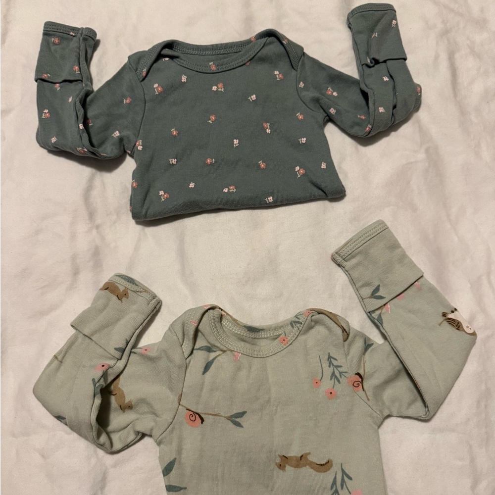 Carter's Pastel Animal Print Onesie